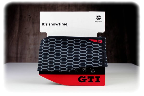 Volkswagen Multifunktionstuch VW GTI Schal Tuch Allrounder 5HV084303A 645