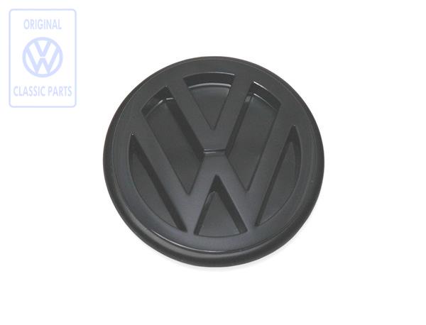 Volkswagen 701853601AC Zeichen Heckklappe Emblem Logo, schwarz, KOMPATIBLE  MIT Auto : : Auto & Motorrad
