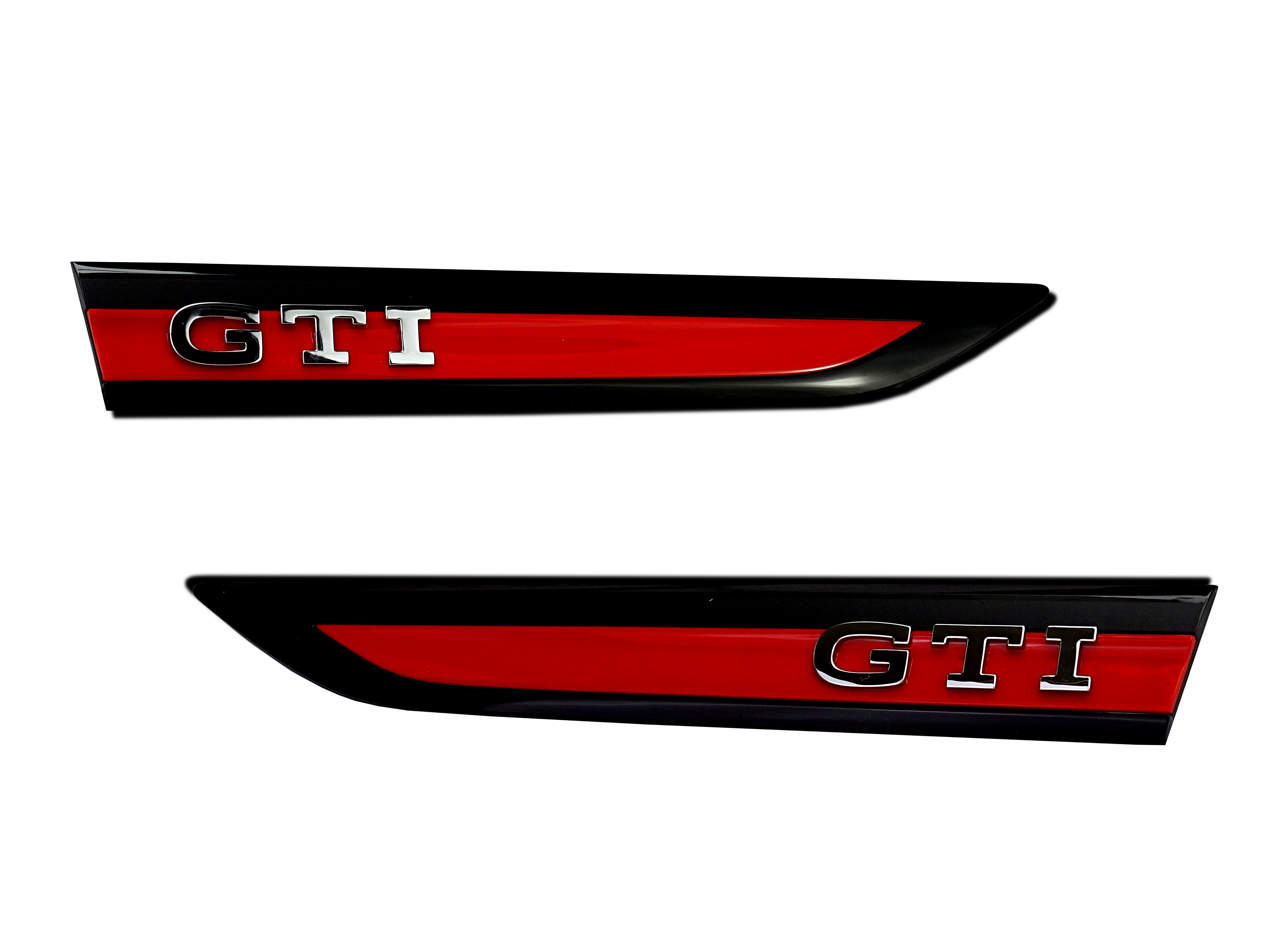 SteinGruppe - Original VW Golf 8 GTI Schriftzug in schwarz als Satz - für Kotflügel - 5H0853688A JSP & 688 JSP