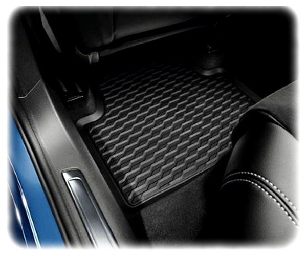 Original VW Passat 8 Fußmatten-Satz hinten - Allwetter-Fußmatten - 3G0061512A 82V
