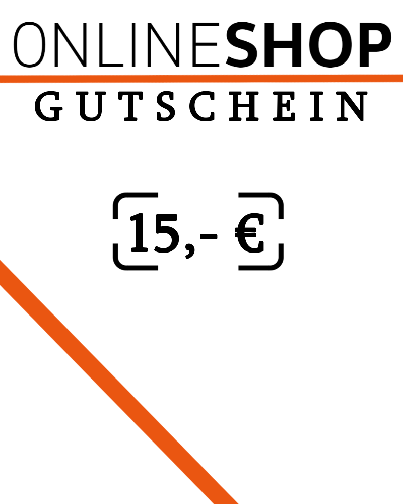 15€ Gutschein in unserem Shop Steingruppe