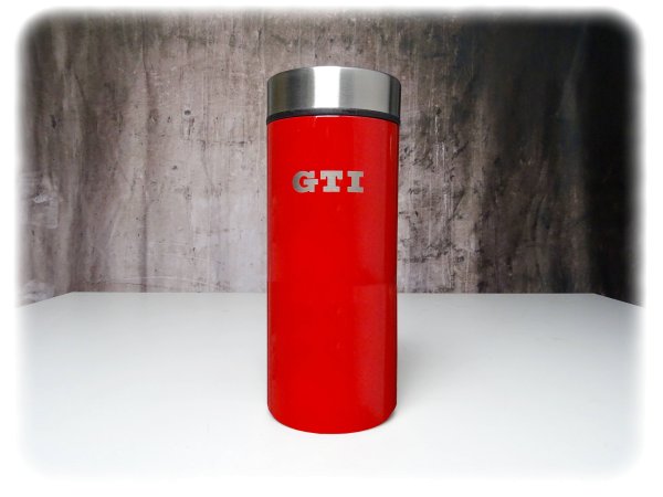 Original VW GTI Edelstahl Thermobecher mit Lasergravur tornadorot 5KA069604