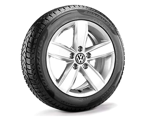 Neuwertiger VW Touran Winterradsatz (4 Stk.) 205/60 R16 96H XL - 5TA073546C 8Z8